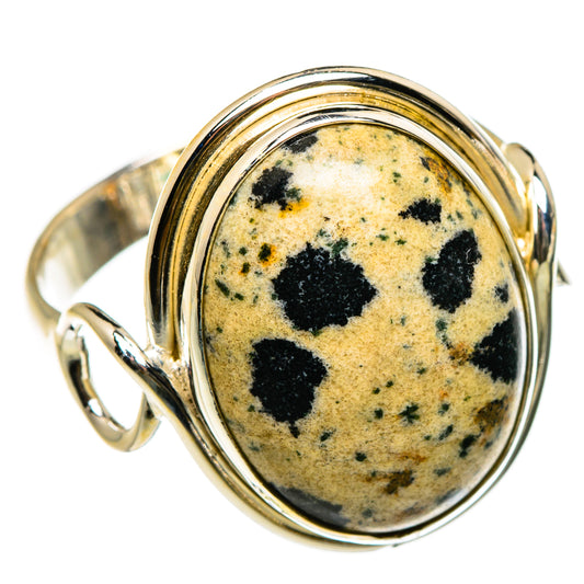 Dalmatian Jasper Rings handcrafted by Ana Silver Co - RING86868 - Photo 2