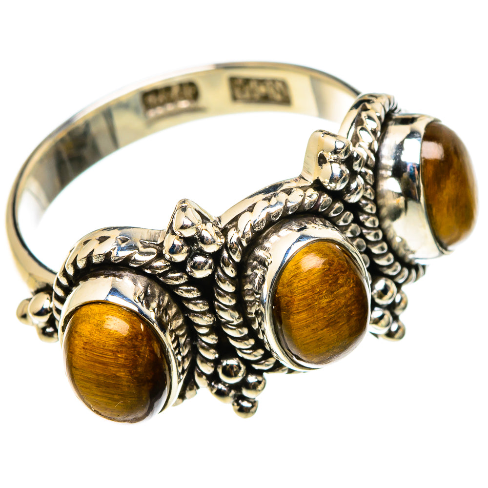 Tiger Eye Rings handcrafted by Ana Silver Co - RING86869