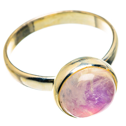Pink Moonstone Rings handcrafted by Ana Silver Co - RING86875