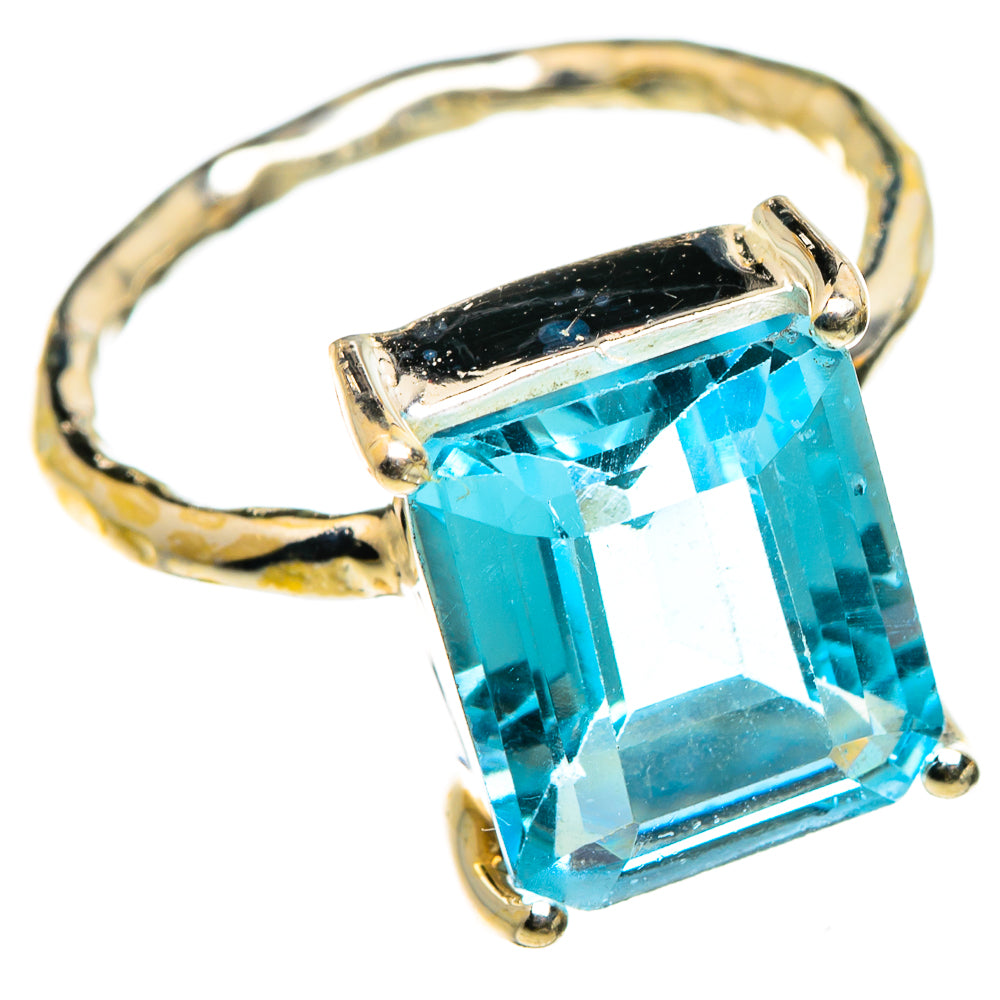 Blue Topaz Rings handcrafted by Ana Silver Co - RING86887