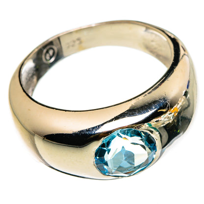 Blue Topaz Rings handcrafted by Ana Silver Co - RING86892