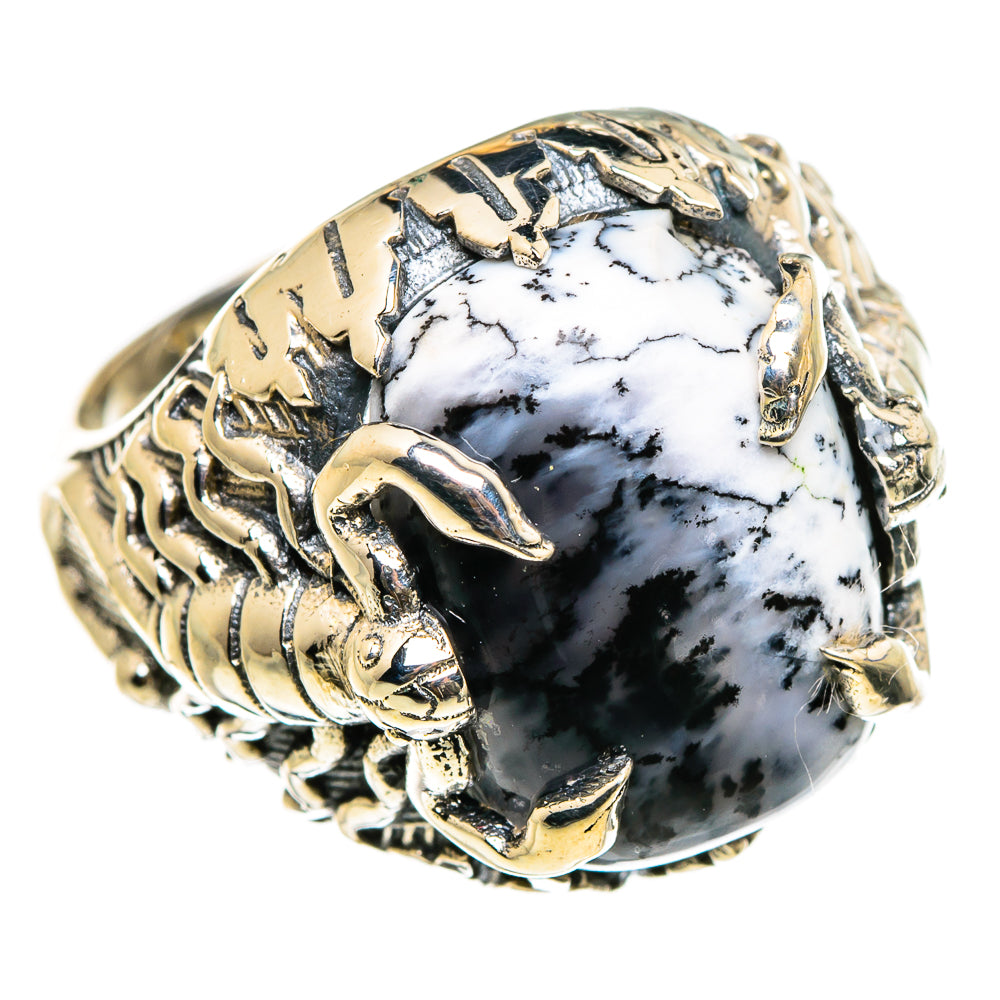 Dendritic Opal Rings handcrafted by Ana Silver Co - RING86912