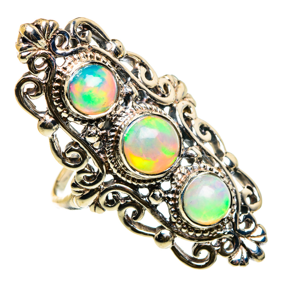 Ethiopian Opal Rings handcrafted by Ana Silver Co - RING86918