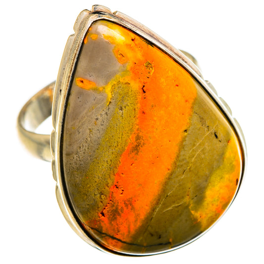 Bumble Bee Jasper Rings handcrafted by Ana Silver Co - RING86921