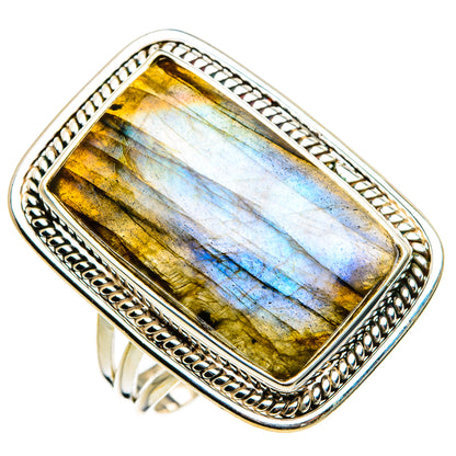 Labradorite Rings handcrafted by Ana Silver Co - RING86926