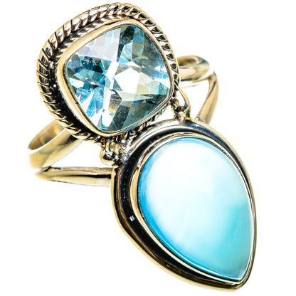 Aqua Chalcedony Rings handcrafted by Ana Silver Co - RING86930
