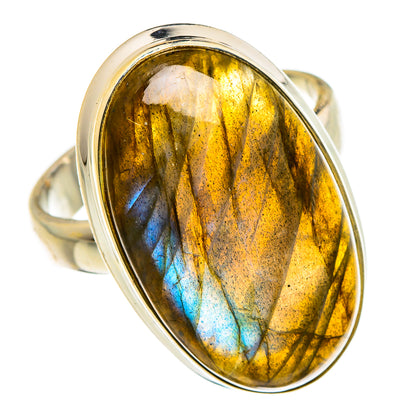 Labradorite Rings handcrafted by Ana Silver Co - RING86931