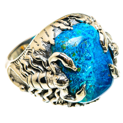 Chrysocolla Rings handcrafted by Ana Silver Co - RING86932