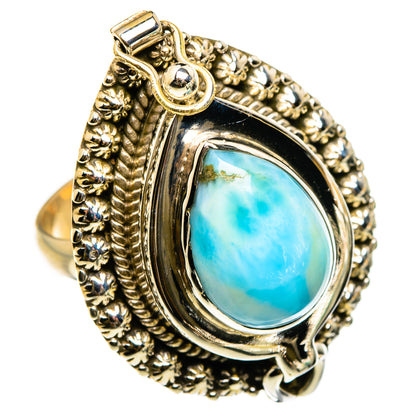 Larimar Rings handcrafted by Ana Silver Co - RING86935
