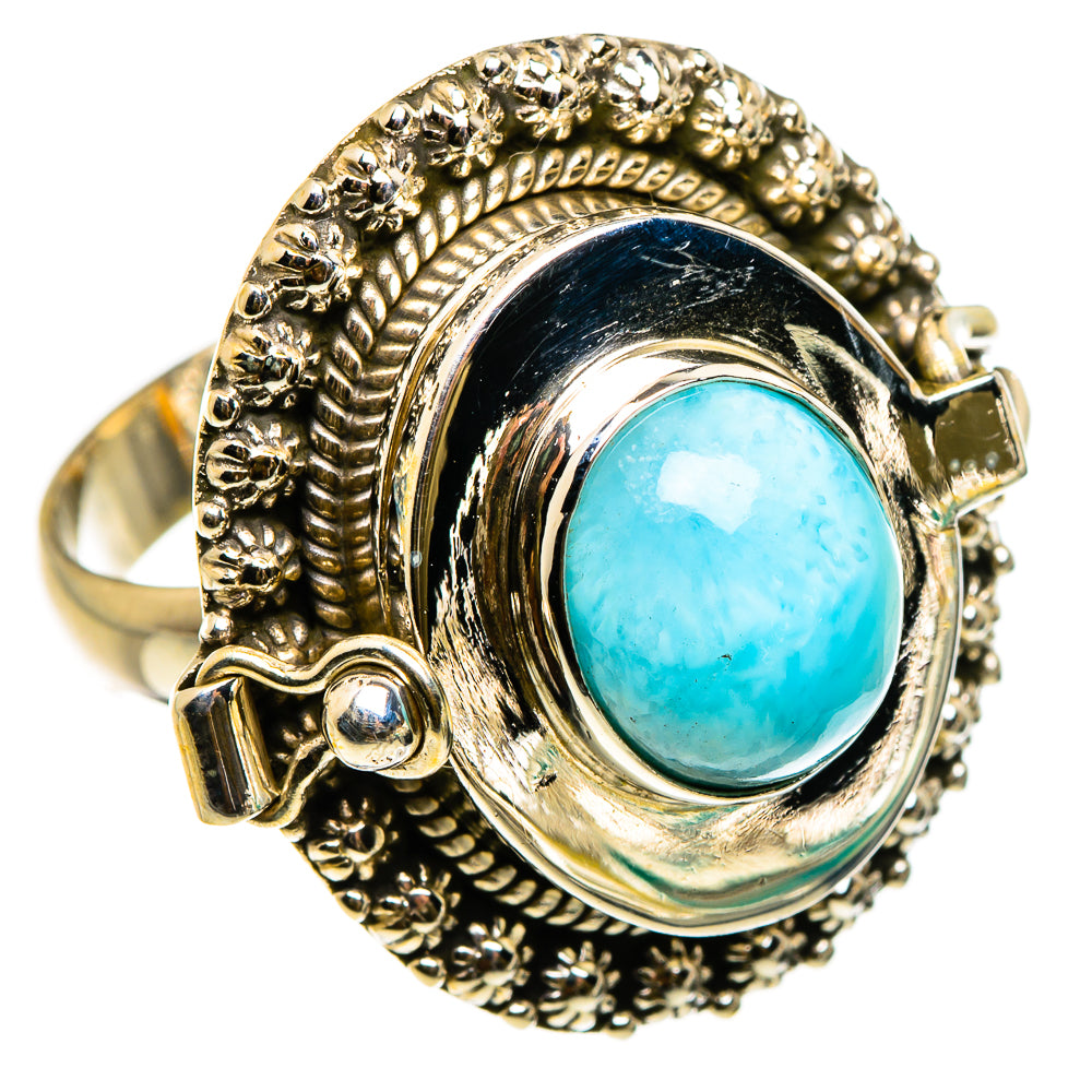 Larimar Rings handcrafted by Ana Silver Co - RING86936