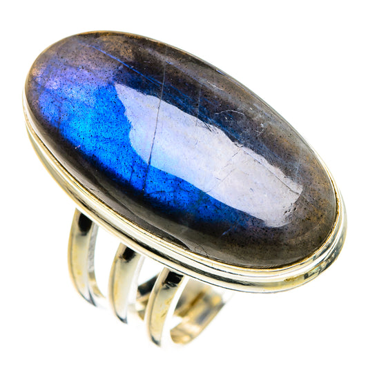 Labradorite Rings handcrafted by Ana Silver Co - RING86937