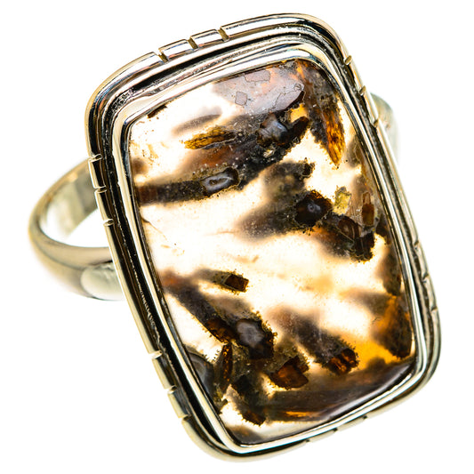 Turkish Tube Agate Rings handcrafted by Ana Silver Co - RING86946