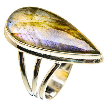 Labradorite Rings handcrafted by Ana Silver Co - RING86953