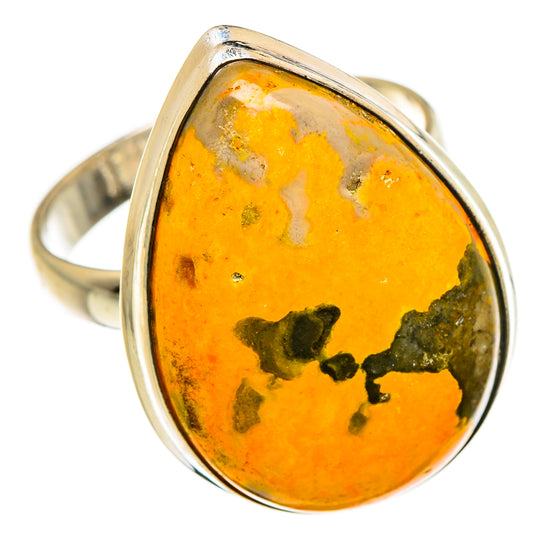 Bumble Bee Jasper Rings handcrafted by Ana Silver Co - RING86965