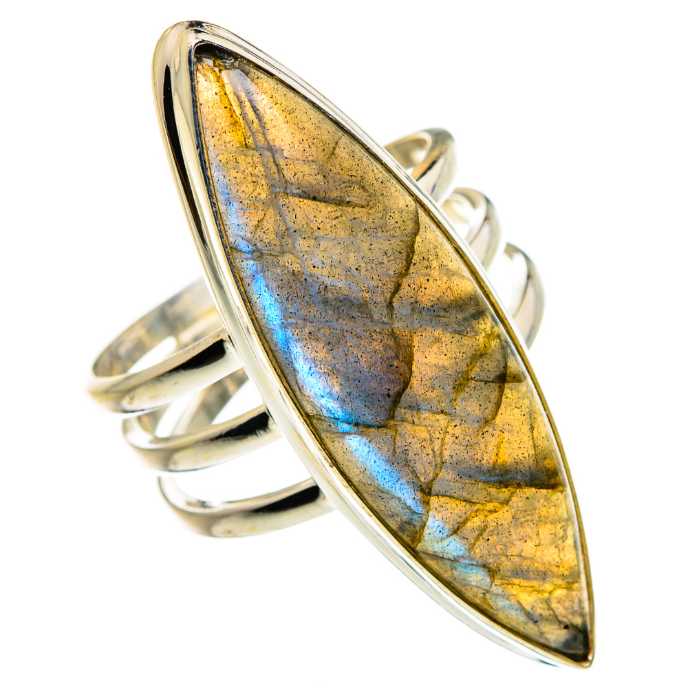 Labradorite Rings handcrafted by Ana Silver Co - RING86973