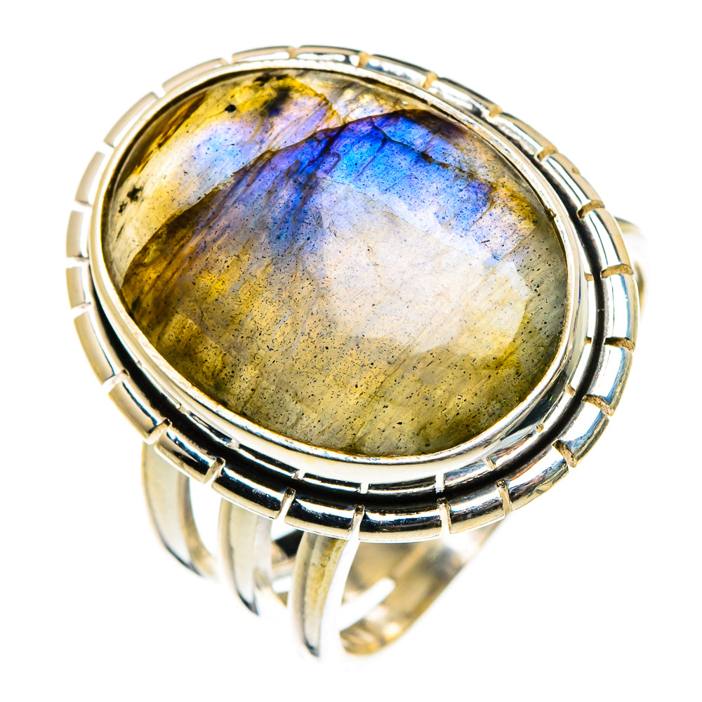 Labradorite Rings handcrafted by Ana Silver Co - RING86974