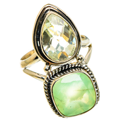 Prehnite Rings handcrafted by Ana Silver Co - RING86981