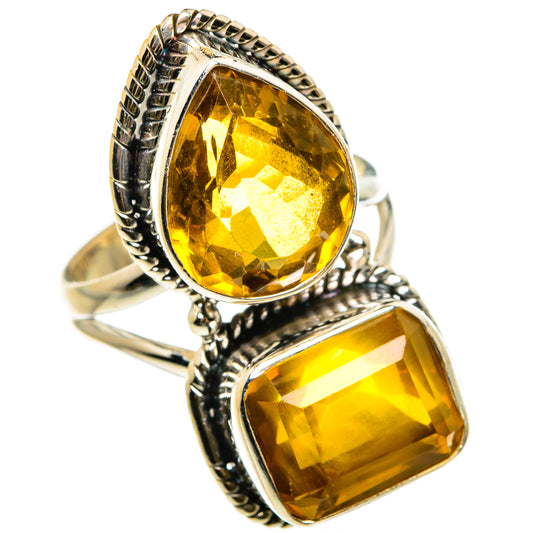 Mandarin Citrine Rings handcrafted by Ana Silver Co - RING86992