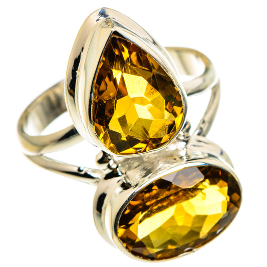 Mandarin Citrine Rings handcrafted by Ana Silver Co - RING86993
