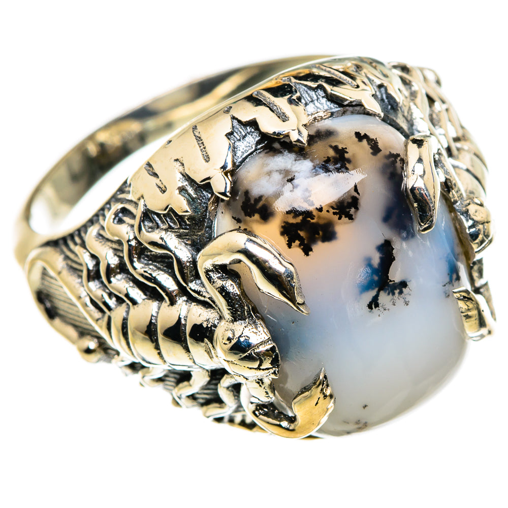 Dendritic Opal Rings handcrafted by Ana Silver Co - RING86996