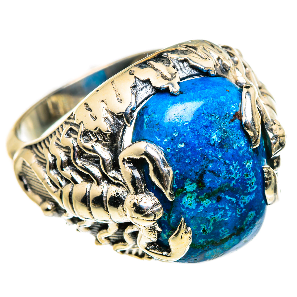 Chrysocolla Rings handcrafted by Ana Silver Co - RING87009