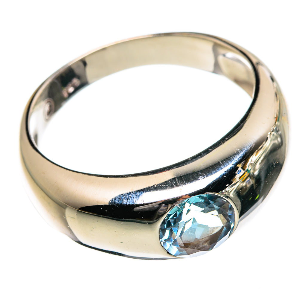 Blue Topaz Rings handcrafted by Ana Silver Co - RING87013