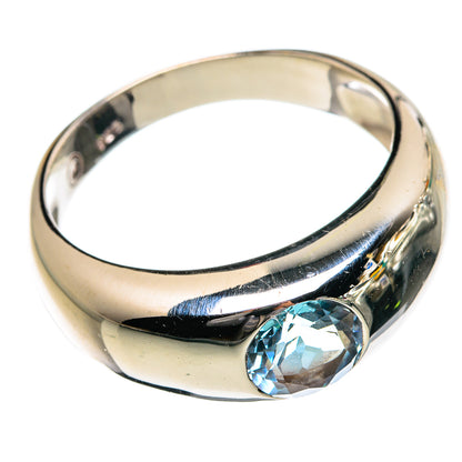 Blue Topaz Rings handcrafted by Ana Silver Co - RING87013