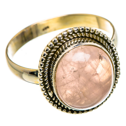 Rose Quartz Rings handcrafted by Ana Silver Co - RING87023