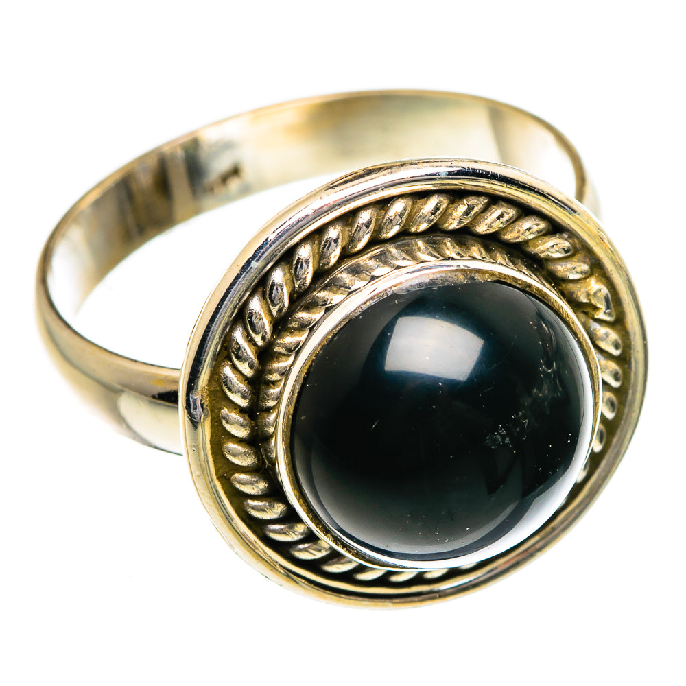 Black Onyx Rings handcrafted by Ana Silver Co - RING87026 - Photo 2