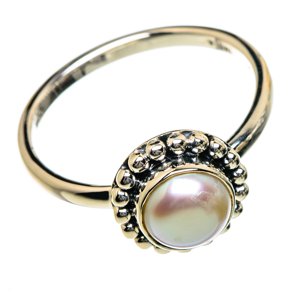 Cultured Pearl Rings handcrafted by Ana Silver Co - RING87027