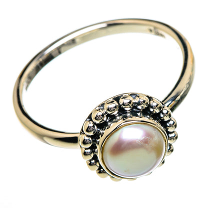 Cultured Pearl Rings handcrafted by Ana Silver Co - RING87027