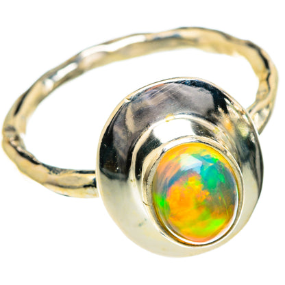 Ethiopian Opal Rings handcrafted by Ana Silver Co - RING87031