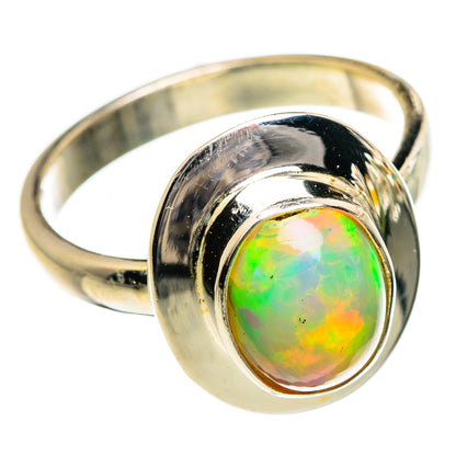 Ethiopian Opal Rings handcrafted by Ana Silver Co - RING87032