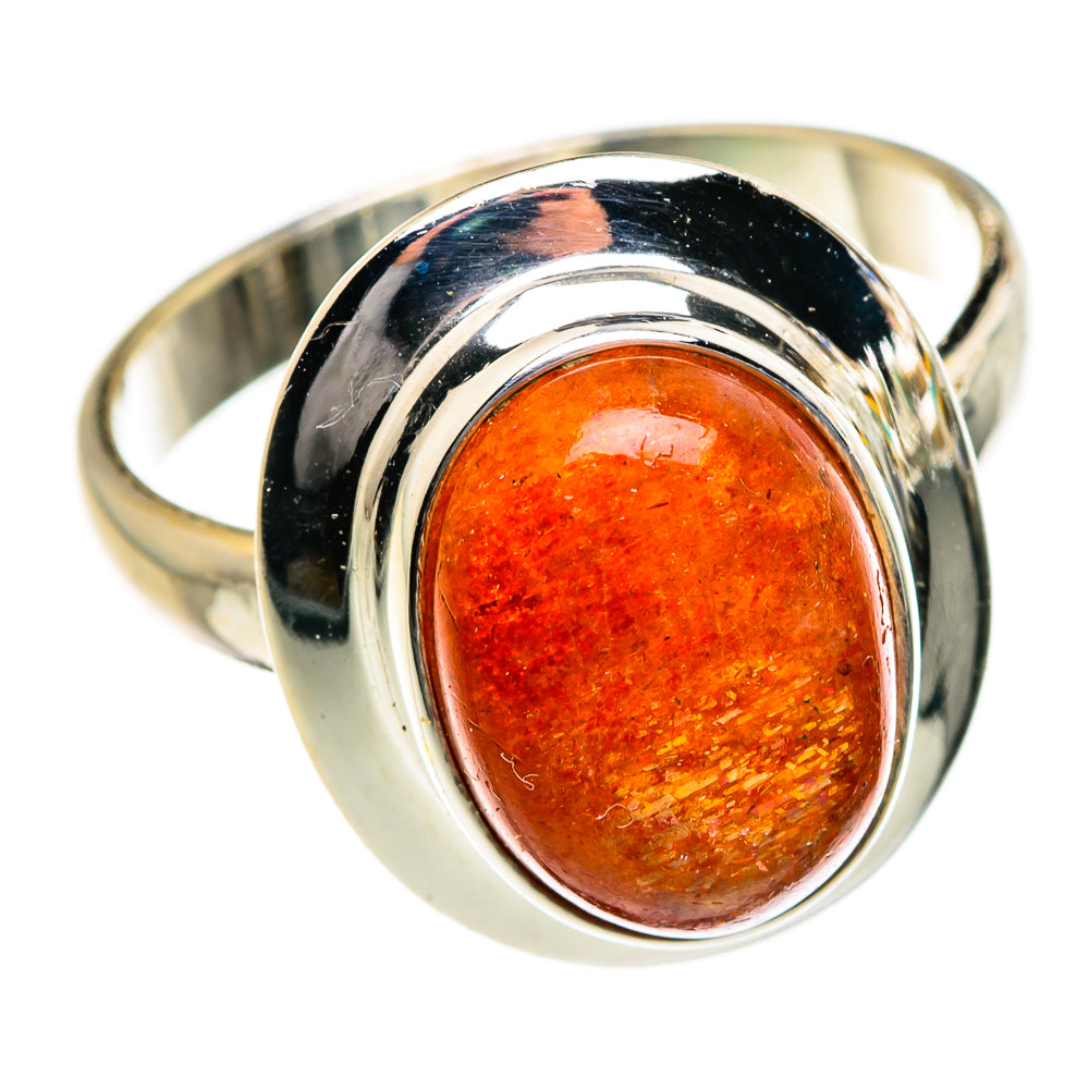 Sunstone Rings handcrafted by Ana Silver Co - RING87040
