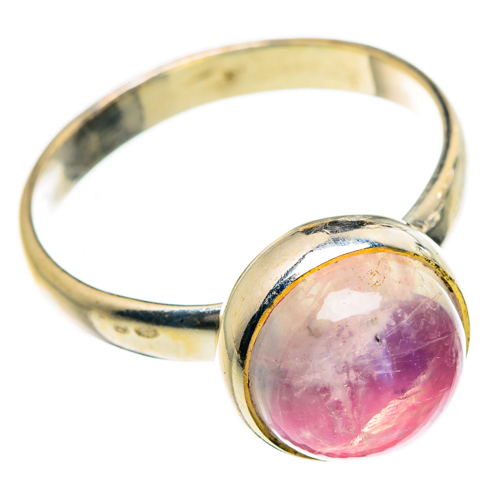 Pink Moonstone Rings handcrafted by Ana Silver Co - RING87042