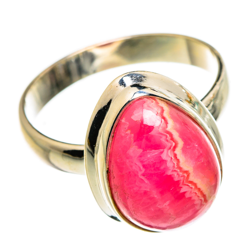 Rhodochrosite Rings handcrafted by Ana Silver Co - RING87043