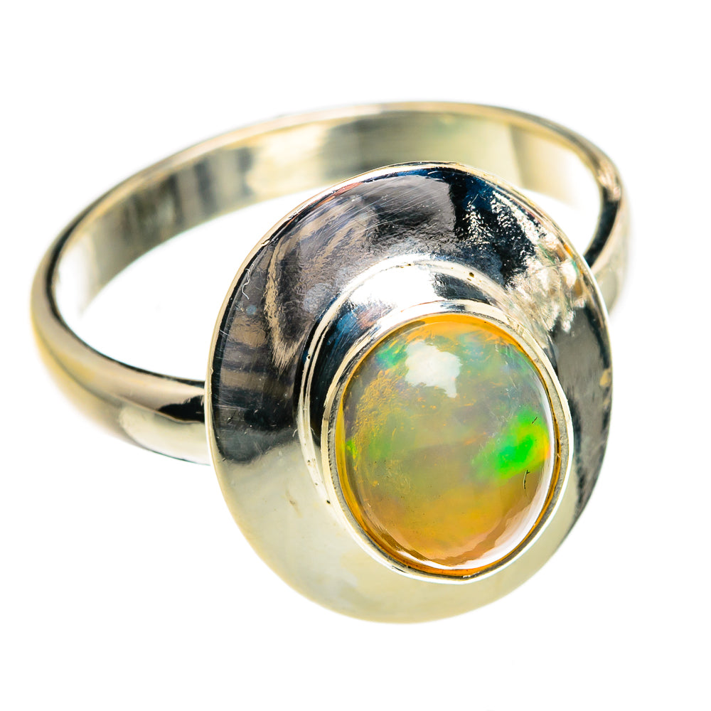 Ethiopian Opal Rings handcrafted by Ana Silver Co - RING87049