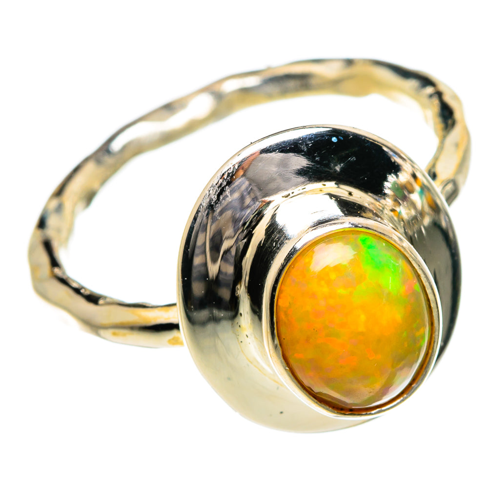 Ethiopian Opal Rings handcrafted by Ana Silver Co - RING87050