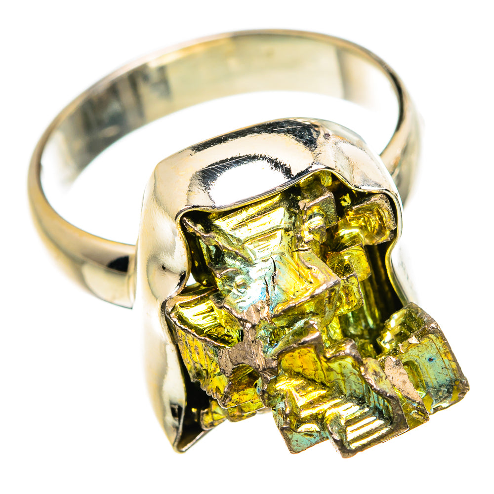 Bismuth Crystal Rings handcrafted by Ana Silver Co - RING87052