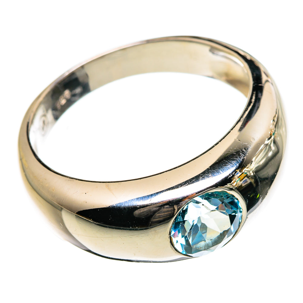 Blue Topaz Rings handcrafted by Ana Silver Co - RING87053
