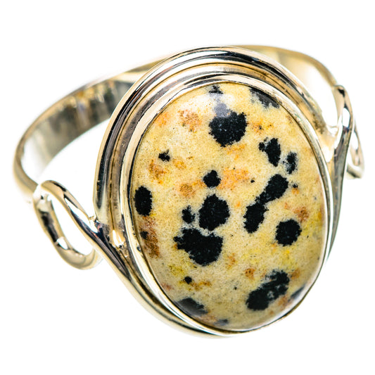 Dalmatian Jasper Rings handcrafted by Ana Silver Co - RING87058