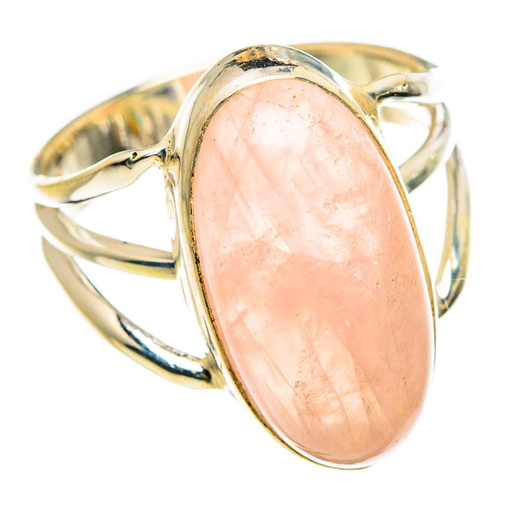 Rose Quartz Rings handcrafted by Ana Silver Co - RING87062