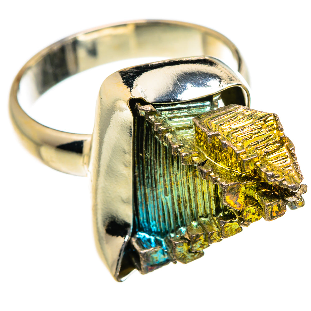 Bismuth Crystal Rings handcrafted by Ana Silver Co - RING87068