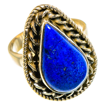 Lapis Lazuli Rings handcrafted by Ana Silver Co - RING87072