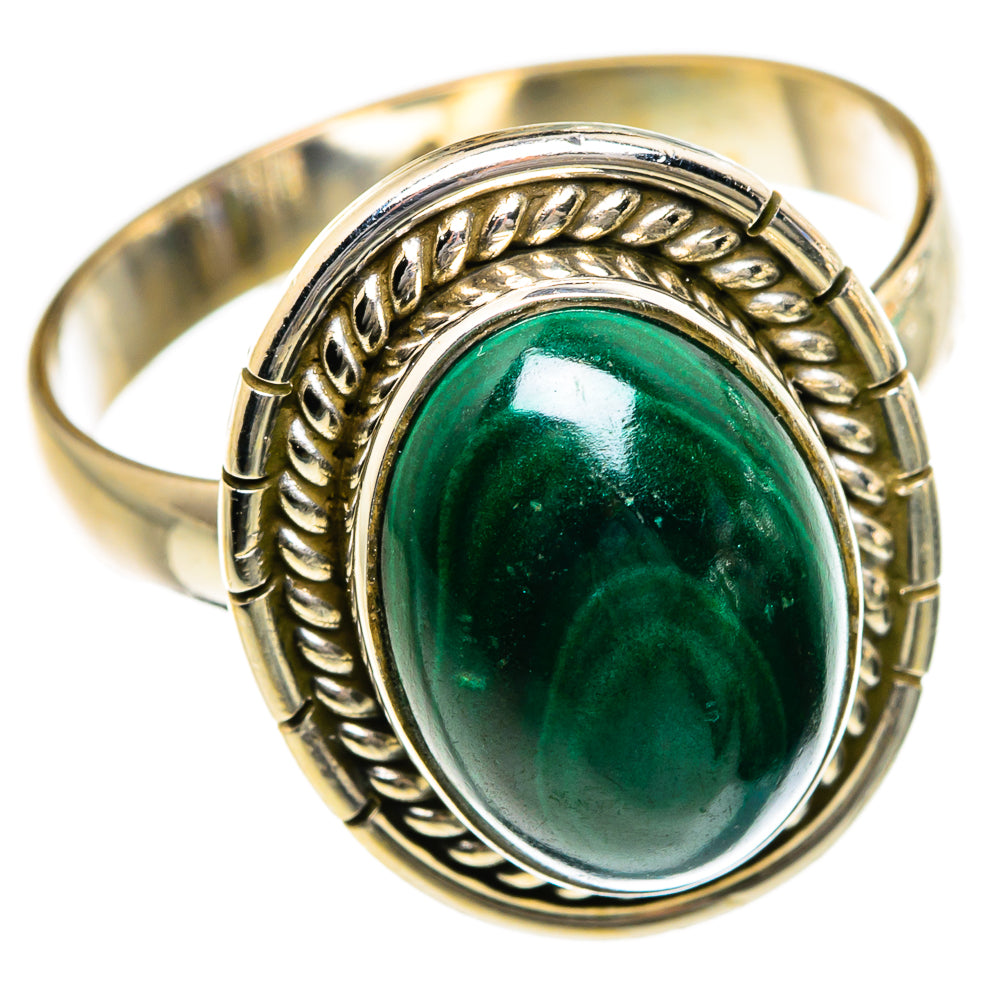 Malachite Rings handcrafted by Ana Silver Co - RING87074