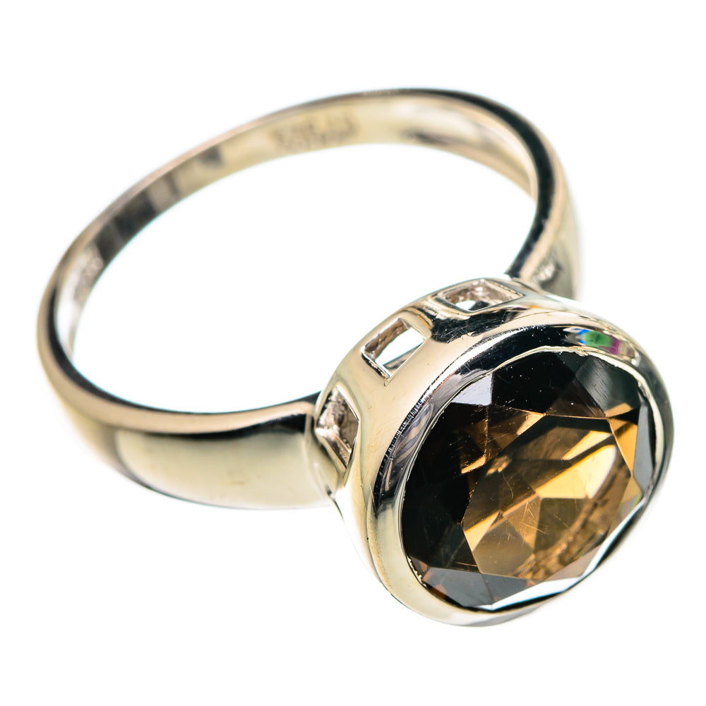Smoky Quartz Rings handcrafted by Ana Silver Co - RING87076