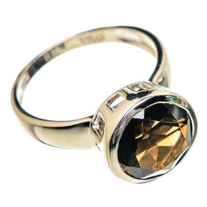 Smoky Quartz Rings handcrafted by Ana Silver Co - RING87076