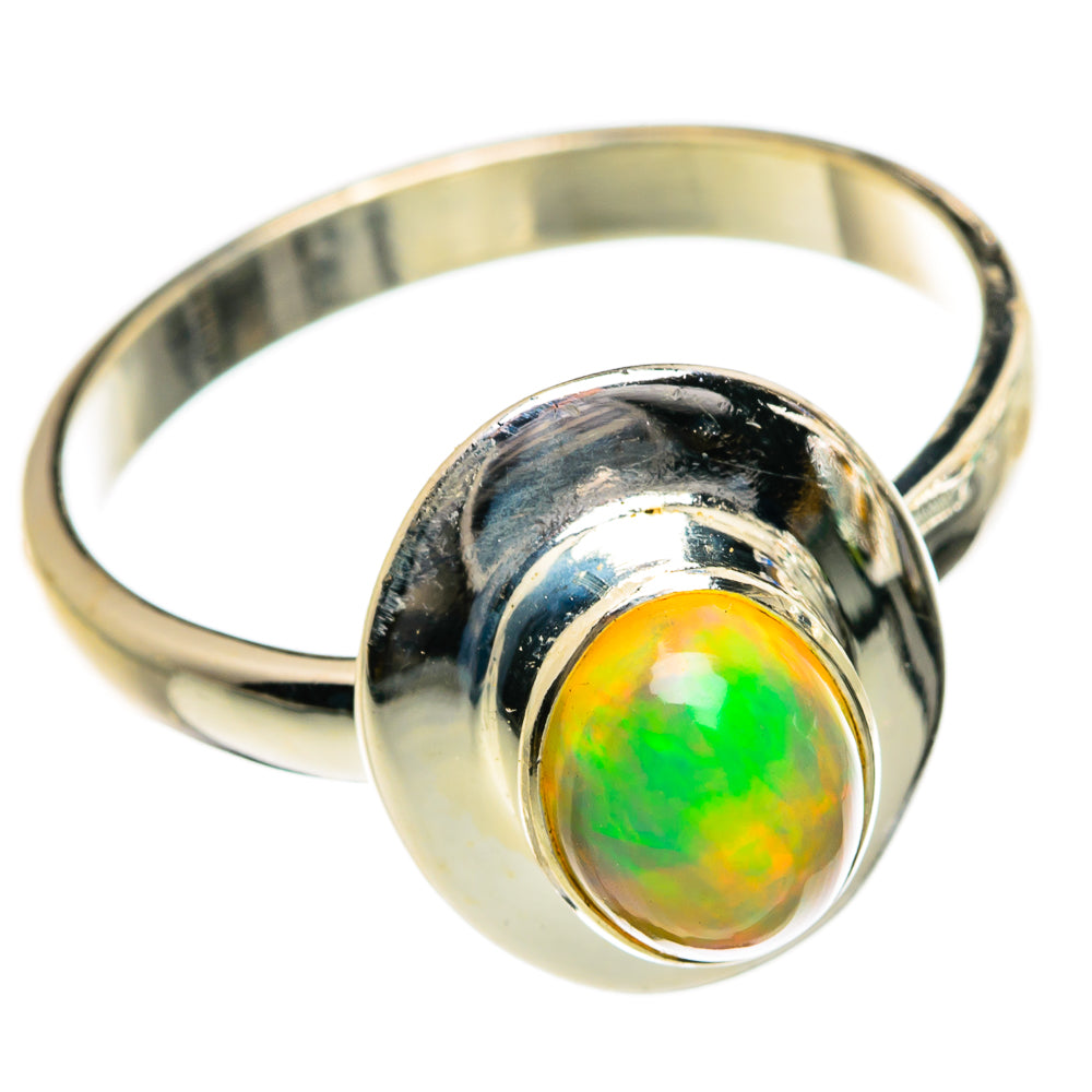 Ethiopian Opal Rings handcrafted by Ana Silver Co - RING87086