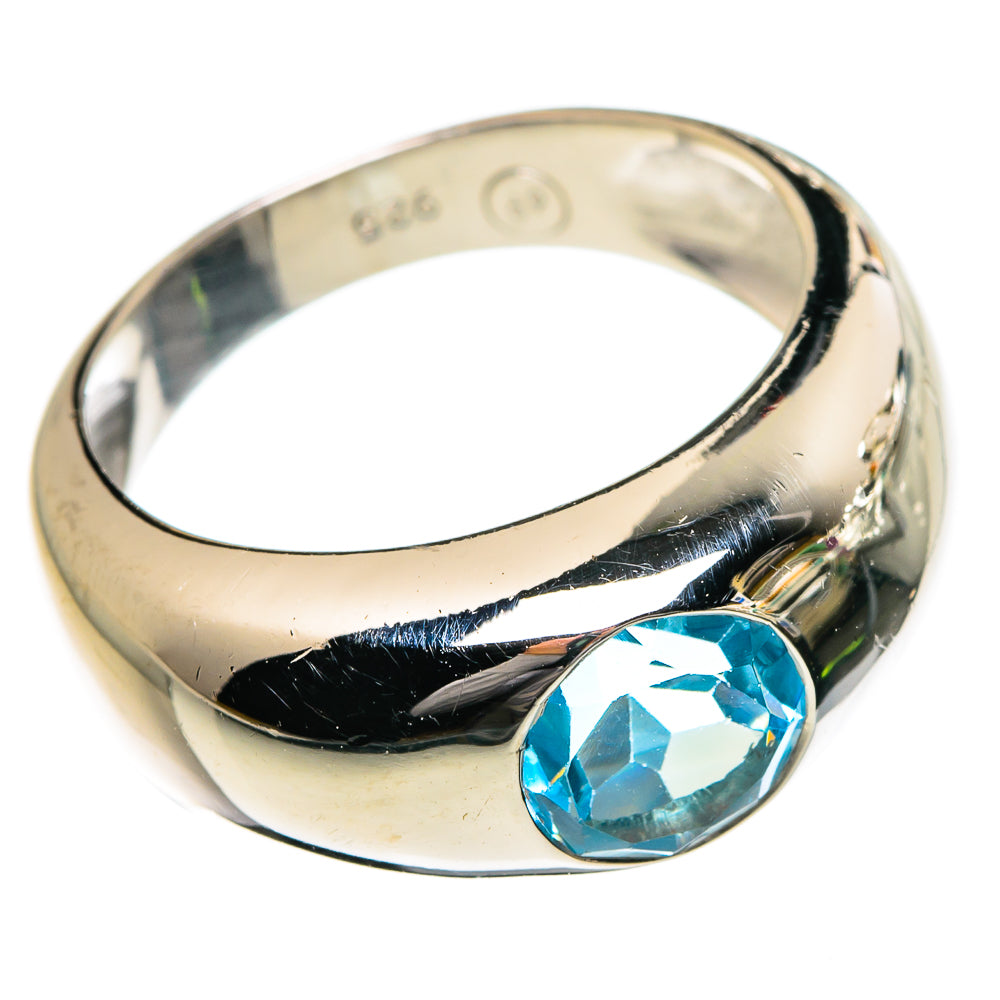 Blue Topaz Rings handcrafted by Ana Silver Co - RING87090 - Photo 2