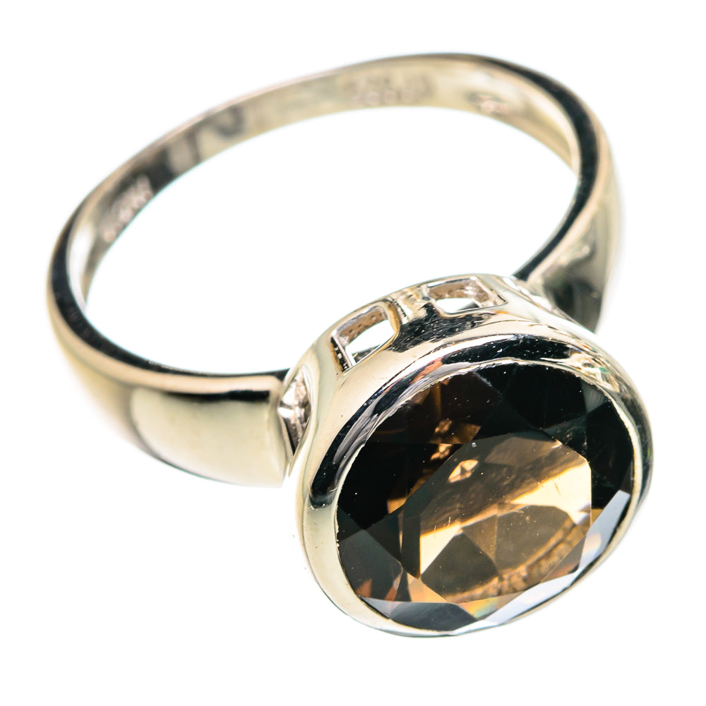 Smoky Quartz Rings handcrafted by Ana Silver Co - RING87093